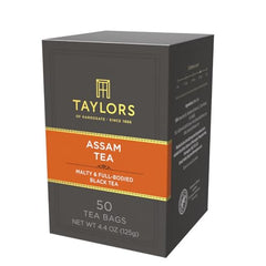 Taylors of Harrogate Assam pillow style tea bags enable quick steeping