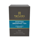 Taylors of Harrogate Scottish Breakfast tea bags ready for a bold morning brew