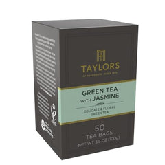 Brewing Jasmine green tea from Taylors for a light, refreshing cup.
