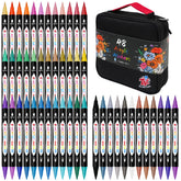 TBC The Best Crafts dual-tip markers pack for vibrant art