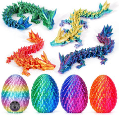 TBOLINE dragon egg 4-pack colorful shells for exciting Easter egg hunts