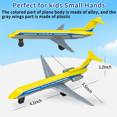 Tcvents pull-back airplane model highlighting sturdy metal design