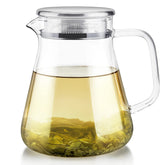 Teabloom One-Touch Tea Maker on stovetop ready for heat-and-steep brewing