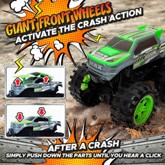 Team Power Exploding Monster Truck lights and sounds highlight kinetic play and excitement.