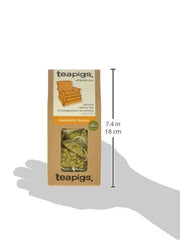 teapigs Chamomile Flowers Tea steeped cup with warm amber color and aroma