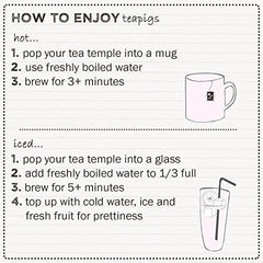 teapigs liquorice peppermint tea bags infuser bag image suggests easy brewing and flavor control