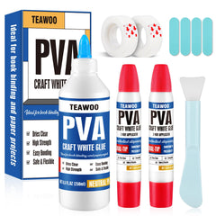 TEAWOO large book repair glue bottle for bulk projects and long-lasting repairs