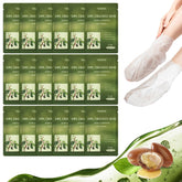 TEAWOO foot mask with shea butter ingredients delivering rich hydration for dry heels.