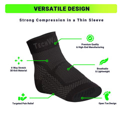 TechWare Pro compression sleeve eases joint strain during chores and walking