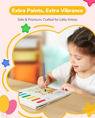 TECJOE 6 brushes included for precise, mess-free watercoloring.