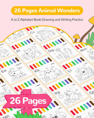 TECJOE watercolor paint set with three brushes supports easy grip and creative doodling.