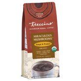 Teeccino Miraculous Mushrooms all-purpose grind for easy coffee maker brewing.