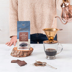 Teeccino caffeine-free herbal brew energy without jitters for anytime sipping.