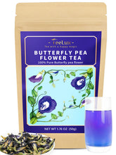 TeeLux butterfly pea flowers dried bundle showcases natural color for vibrant beverages.