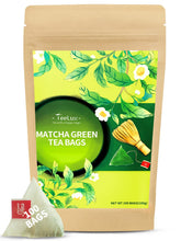 TeeLux Matcha green tea bags classic blend for a vibrant morning cup.