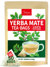 Teelux Yerba Mate tea bag unsmoked in cup showing smooth aroma and flavor