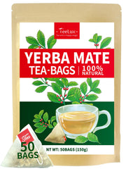 Teelux Yerba Mate tea bag unsmoked in cup showing smooth aroma and flavor