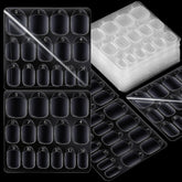 Teenitor adhesive tabs pack with 15 sizes for quick glue-free nail wear.