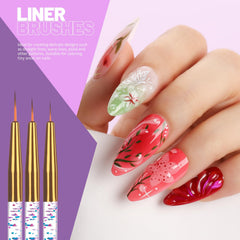 Teenitor five-dotting tools with varying tips for intricate accents.