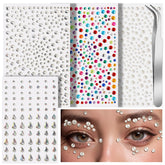 Teenitor face gems stick-on rhinestones for effortless festival makeup and eye accents.