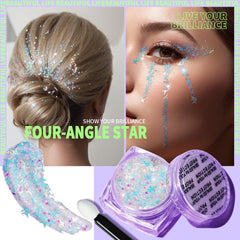 Teenitor stars and moon glitter delivers celestial shine for festival and stage looks.