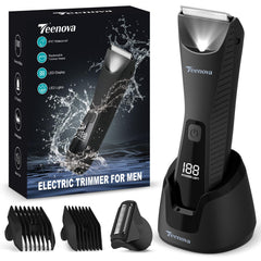 TEENOVA Pubic and Body Trimmer 2in1 front view for sensitive area grooming.