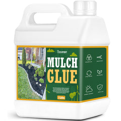 Teexpert mulch glue bottle 1 gallon ready to secure garden materials