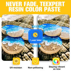 Teexpert Pigment Paste black dye for bold epoxy resin designs