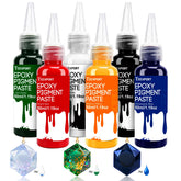 Teexpert Pigment Paste bottle closeup for epoxy resin with rich, even color payoff