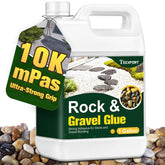 Teexpert Rock Glue bottle with spreader for quick landscape bonding.