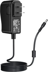 Telehybrid Yealink power adapter front view showing secure fit for reliable operation