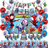 Telifor Spidey birthday banner for eye-catching party photos
