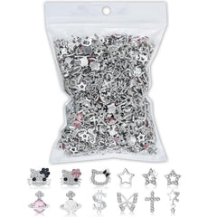 TemBelle 112-piece bulk nail charms set with metallic finish for bold daily nail art.