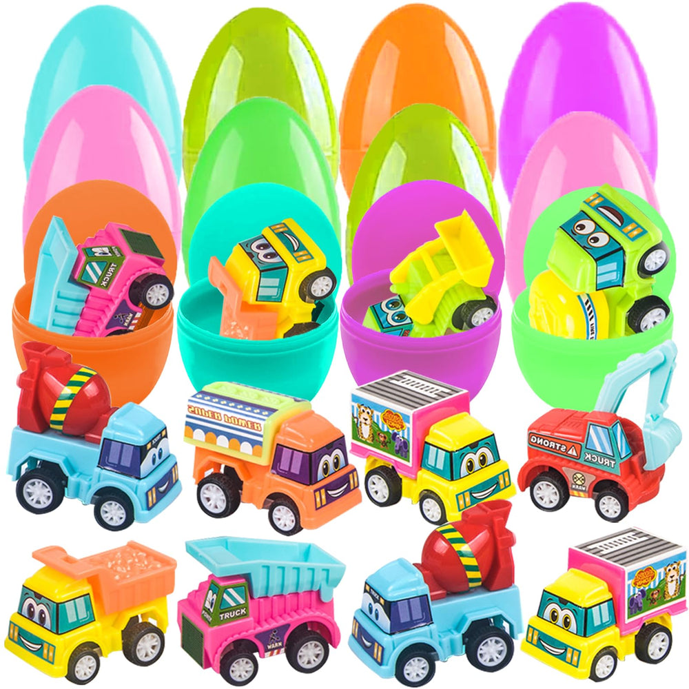 TEMOGU Easter egg with pull-back vehicle for engaging egg hunts.