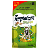 Temptations Catnip Fever treats pack – resealable pouch ready for daily rewards.