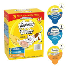 Close-up of creamy puree texture in Temptations Lickable Spoon
