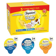 Temptations Lickable Spoons mess-free puree makes treat time cleaner and simpler