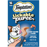 Temptations Purée Crèmeuse Saumon en tube – friandise humide pour chat.