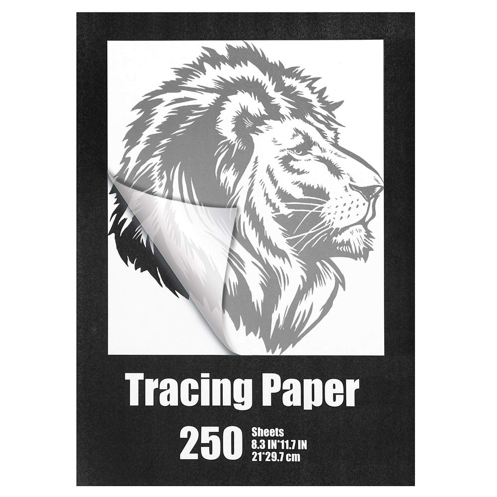 Tenare 250 sheets tracing paper pad for easy tracing and practice sketches