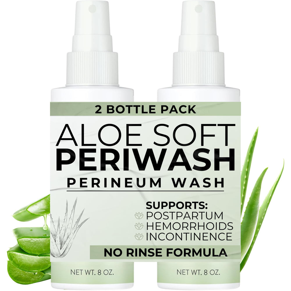 TenderGentle Aloe Soft Perineal Spray 2-pack for quick, gentle perineal refresh.