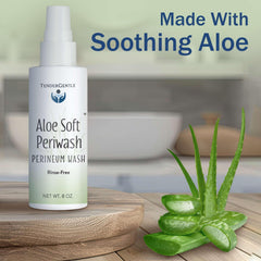 TenderGentle postpartum care spray for perineal hygiene with aloe soothing properties.