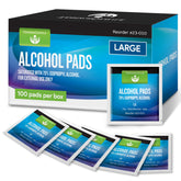 TenderGentle alcohol wipes, individually wrapped for clean skin prep.