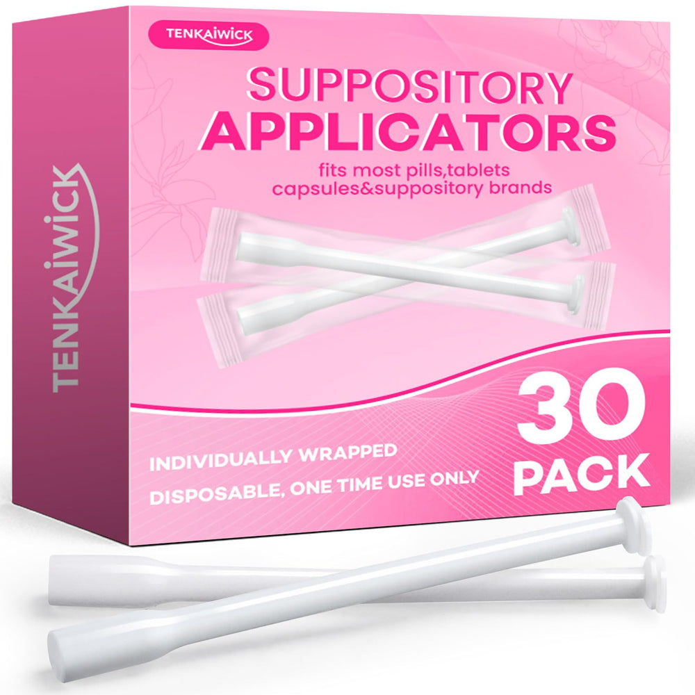TENKAIWICK 30 pack vaginal applicator packaging for clean storage and disposal.
