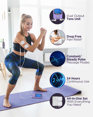 TENKER 2x2 square pads for targeted stimulation