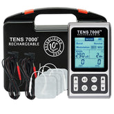 TENS 7000 Rechargeable Elite front view for portable pain relief on the go