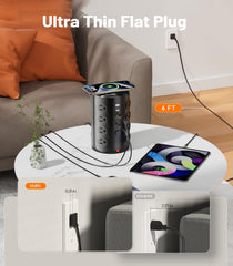 TenTrend surge protector guarding devices with 2000 joules of surge protection.