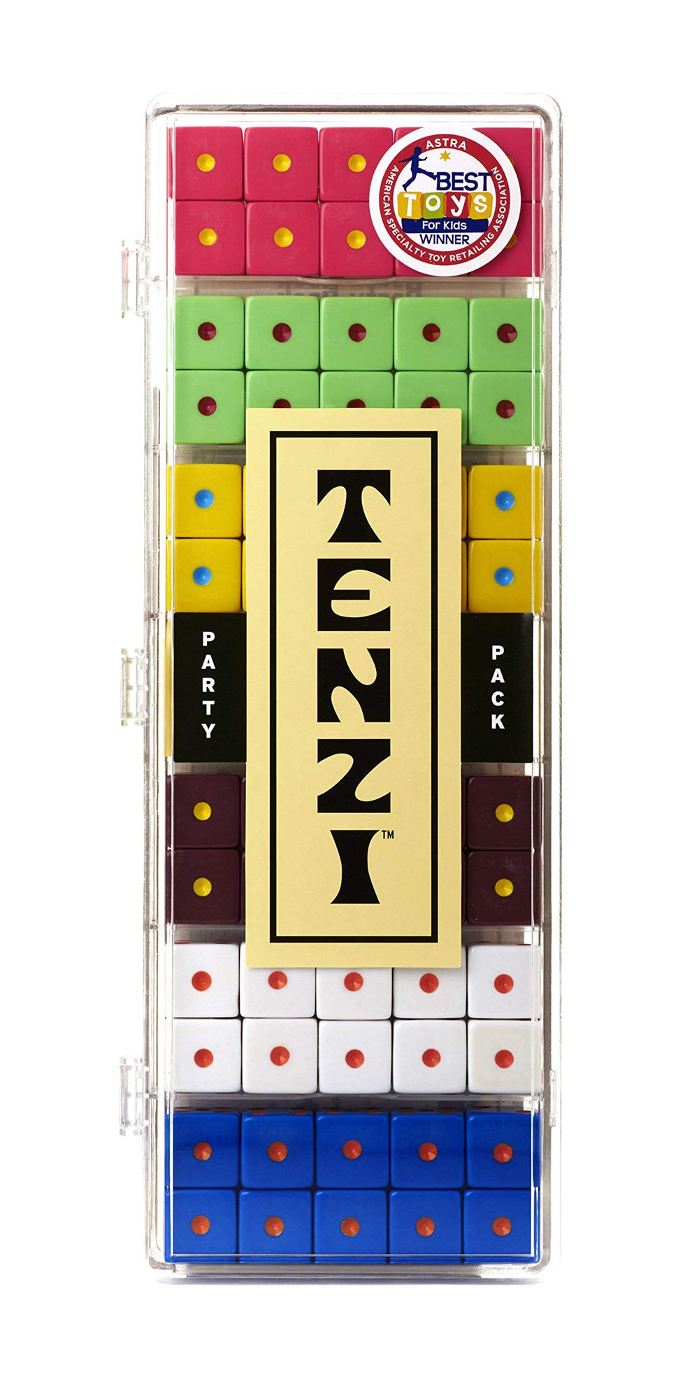 TENZI Party Pack: six dice sets for fast-paced family play