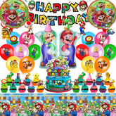 TEOY Mario birthday banner adds vibrant party ambiance