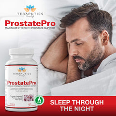 Teraputics ProstatePro beta-sitosterol and pygeum components for advanced prostate function.