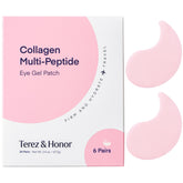 TEREZ & HONOR collagen under eye patches in packaging for travel-friendly self-care